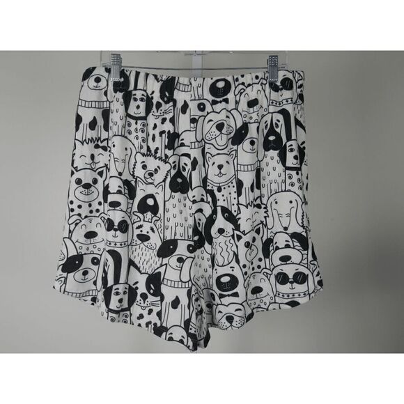 Nanu Women's Dog Print Drawstring Shorts 2X - Picture 3 of 7